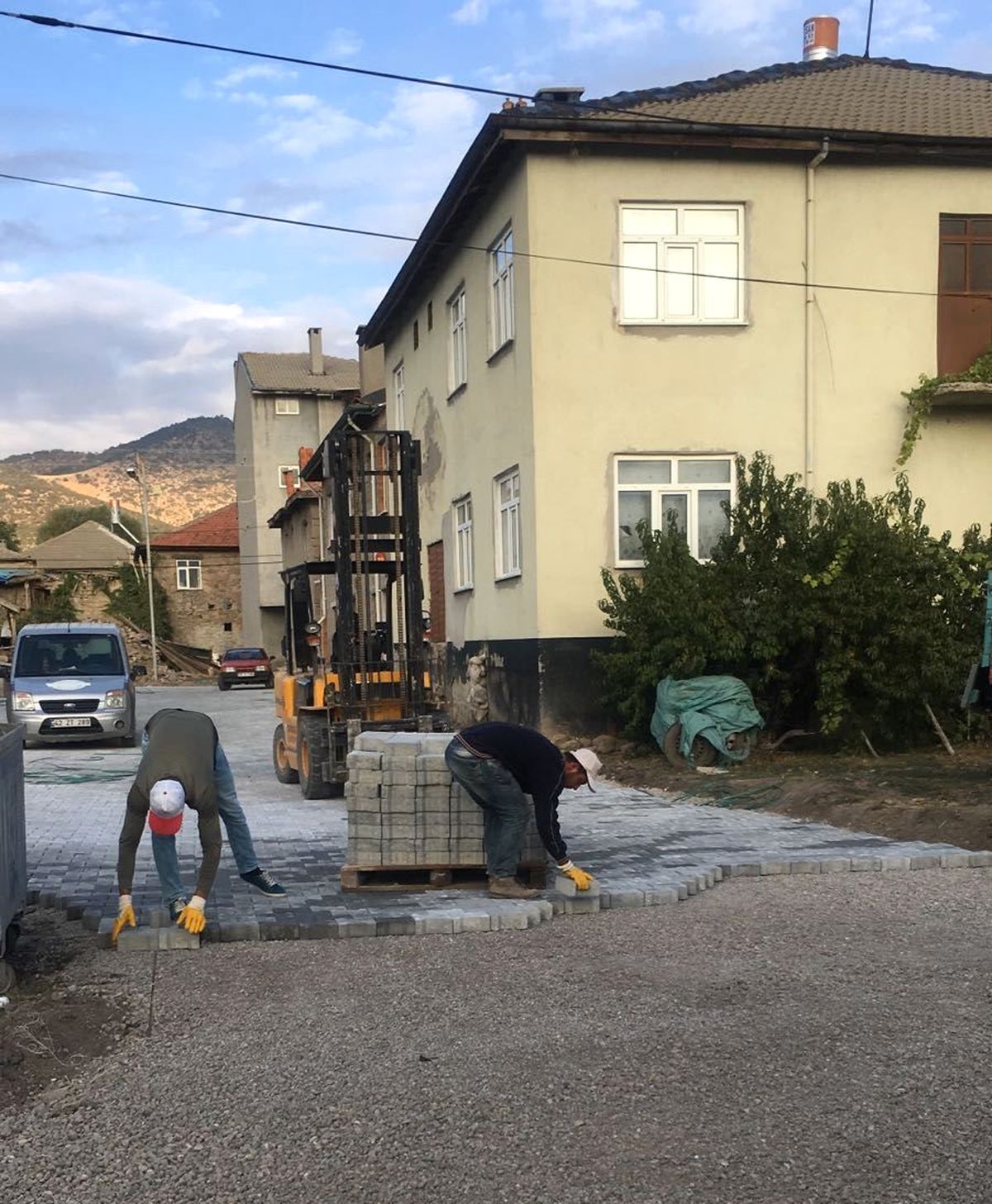 Oğlakcı, Çavuş, Boyalı, İncesu Ve Mesudiye Mahallelerine Parke Taş