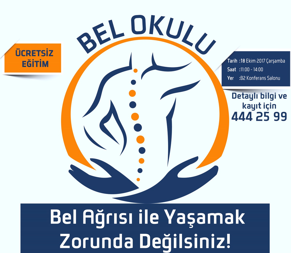Bel Ağrılarınızı Bel Okuluna Gönderin