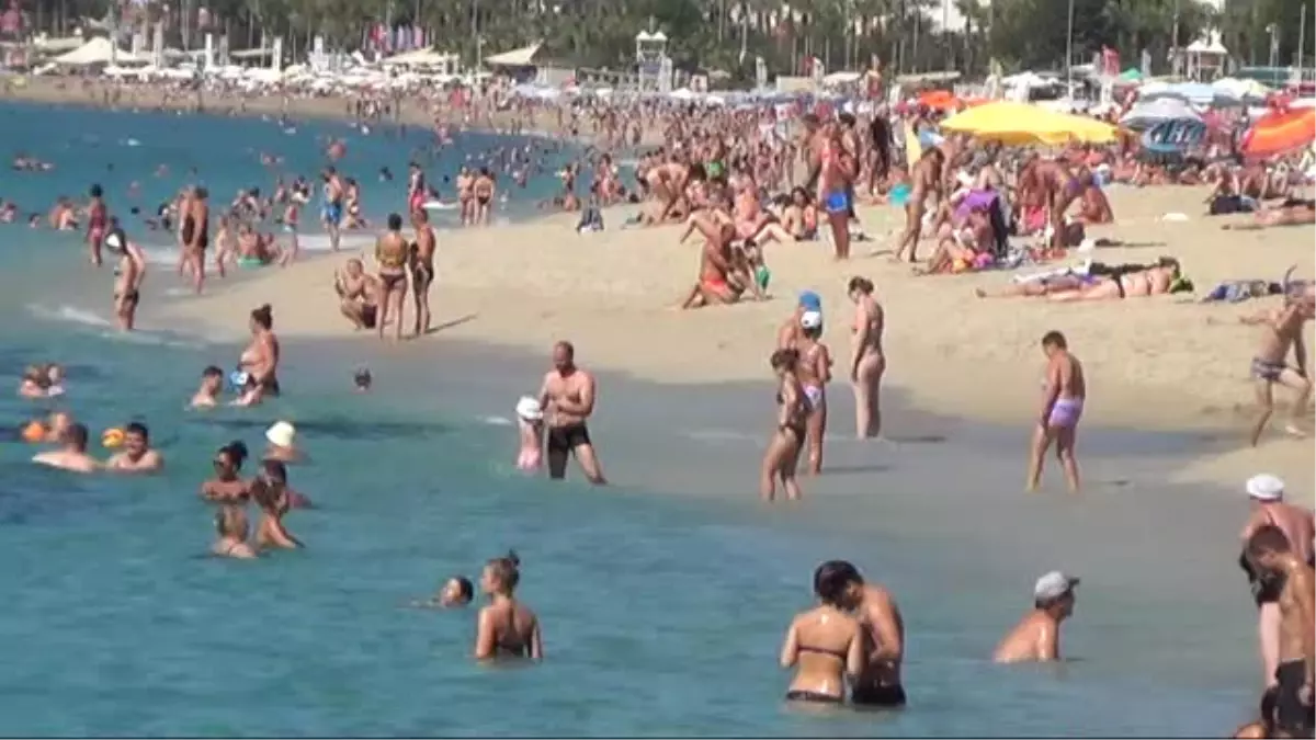 Doğuda Kar Alanya\'da Deniz Keyfi