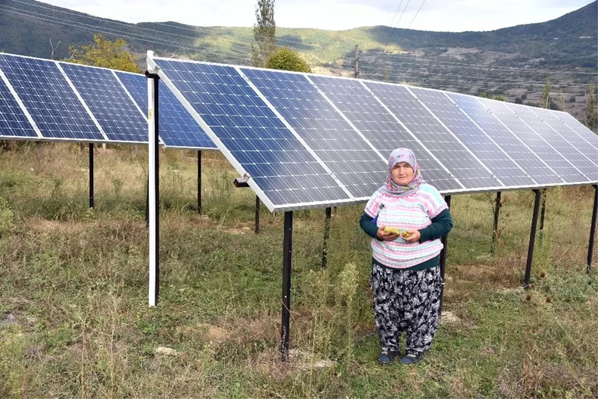 Evinin Bahçesine Güneş Enerji Santrali Kuran Kezban Teyze Devletten Destek Bekliyor