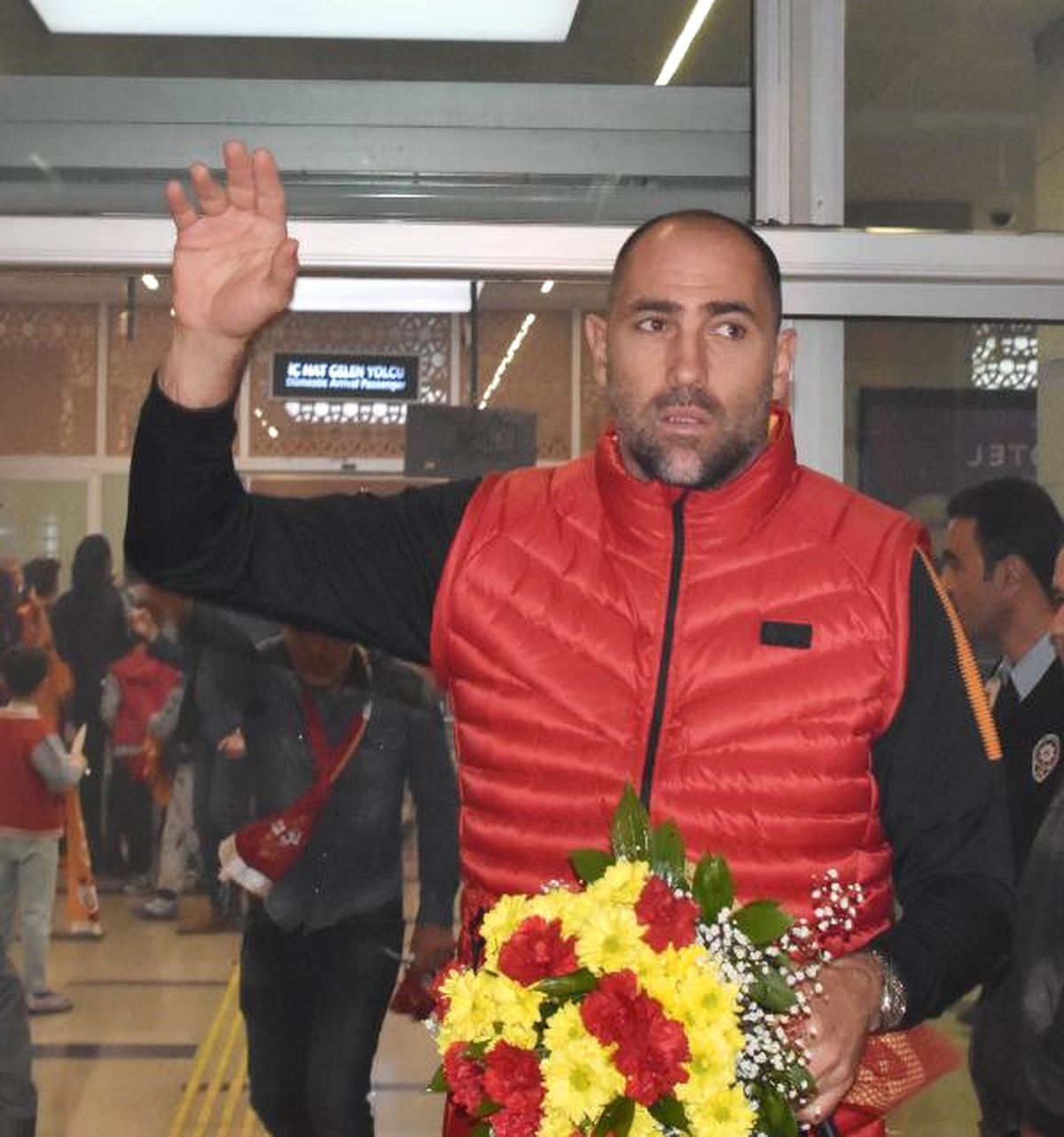 Galatasaray\'a Konya\'da Coşkulu Karşılama