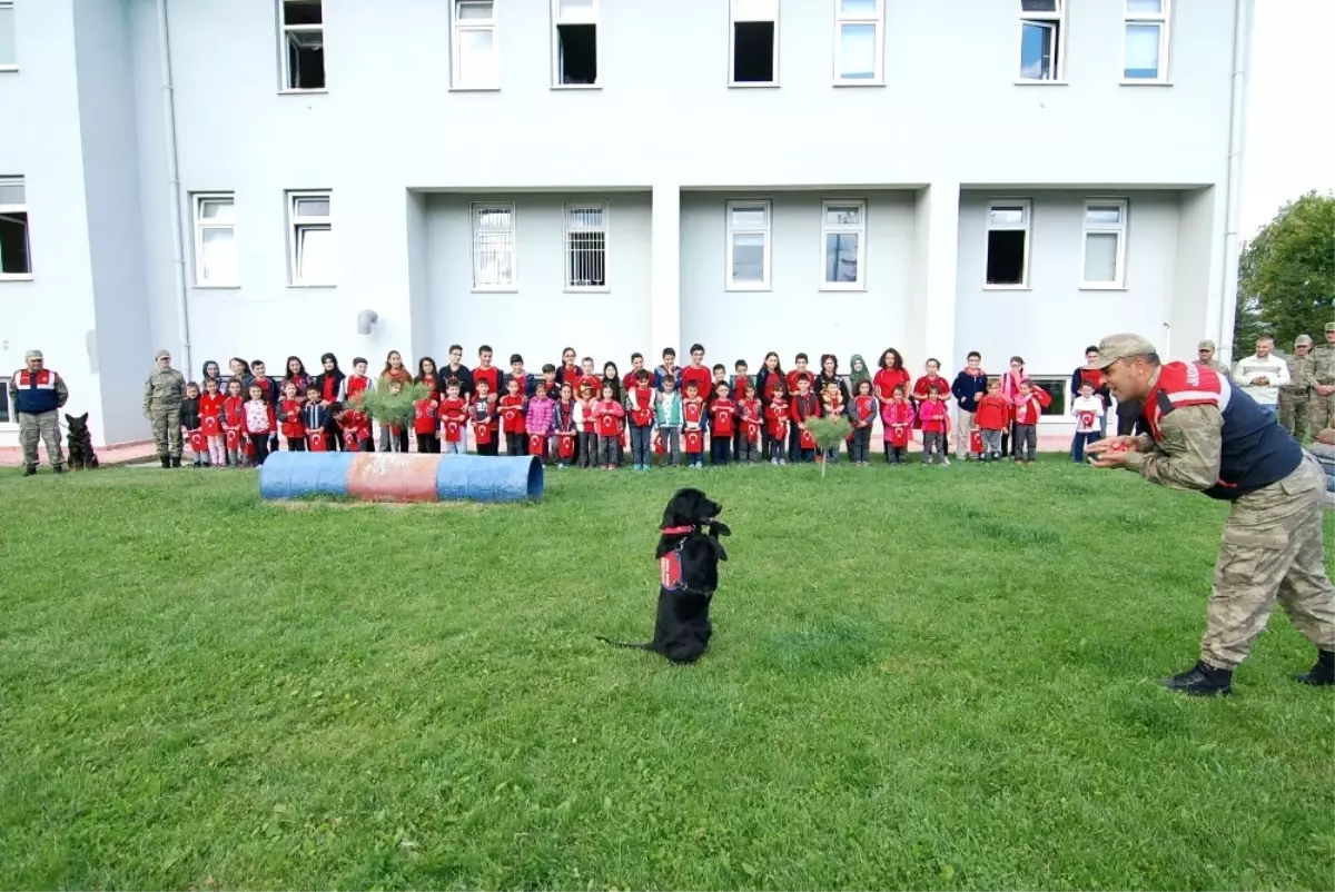 Narkotik Köpeği \'Uydu\' Öğrencilerden Alkış Topladı