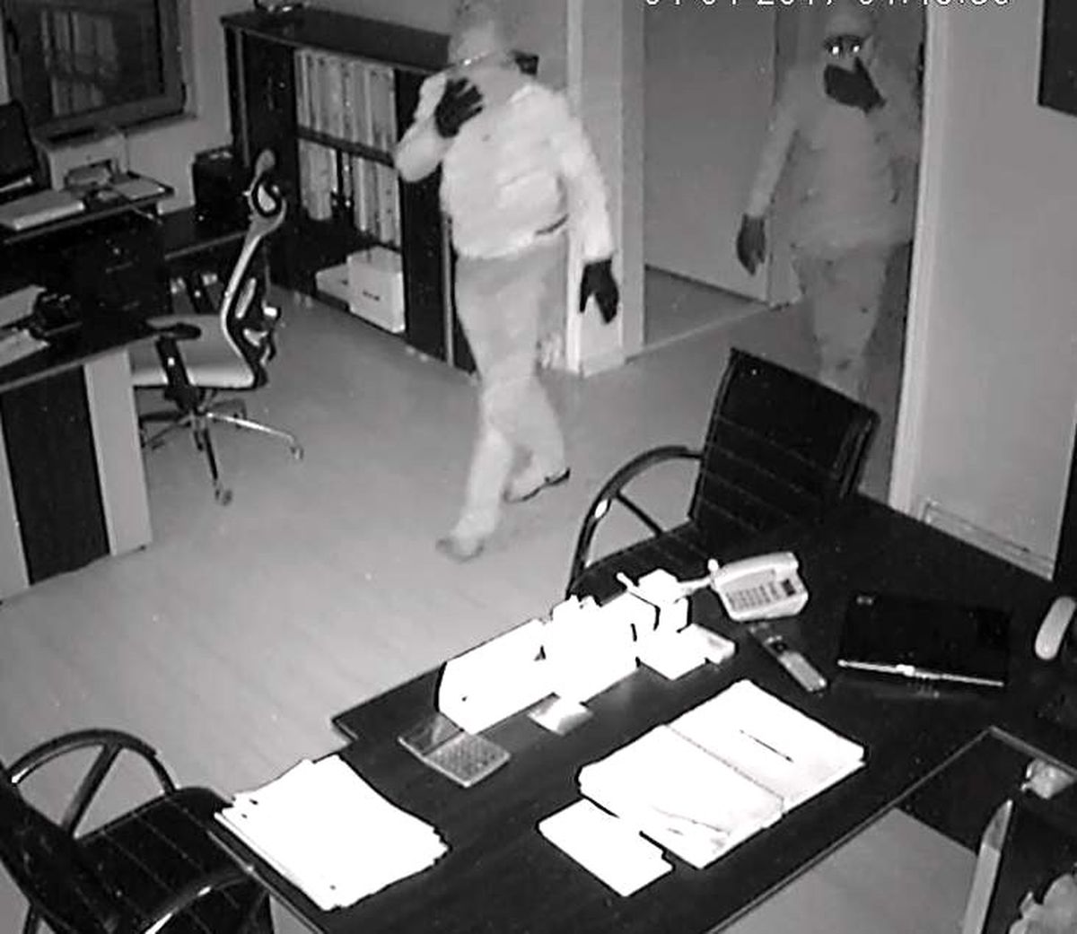 Tam Teçhizatlı, Maskeli Çelik Kasa Hırsızları Yakalandı