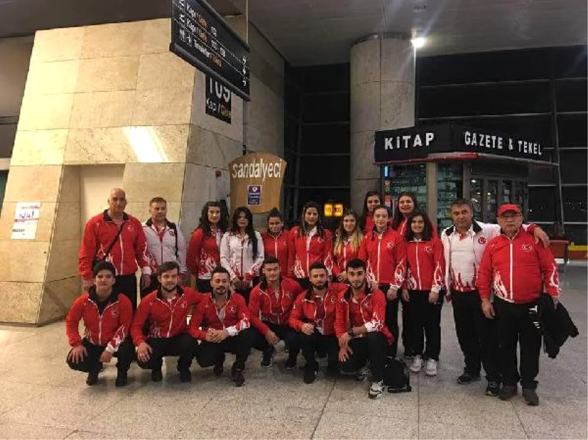 Avrupa Halter Şampiyonası\'na Katılacak Olan Gençler ve 23 Yaş Altı Milli Takımı Arnavutluk\'a Gitti