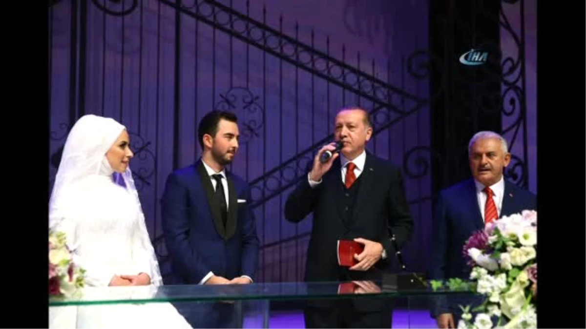 Cumhurbaşkanı Erdoğan ve Başbakan Yıldırım, Bakan Soylu\'nun Oğlunun Düğününe Katıldı