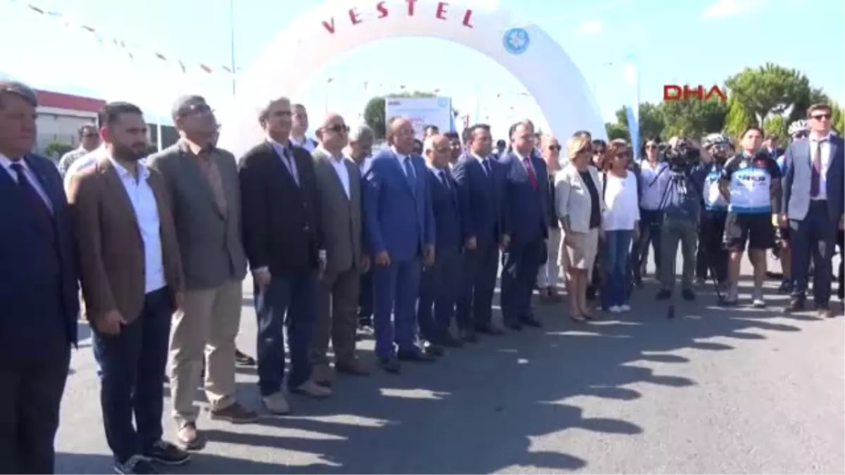 Manisa\'yı Saracak Bisiklet Yolunun 11 Kilometrelik Bölümü Törenle Açıldı