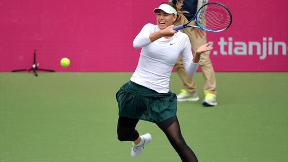 Sharapova Finalde: Tianjin\'de 2017\'nin İlk Finali