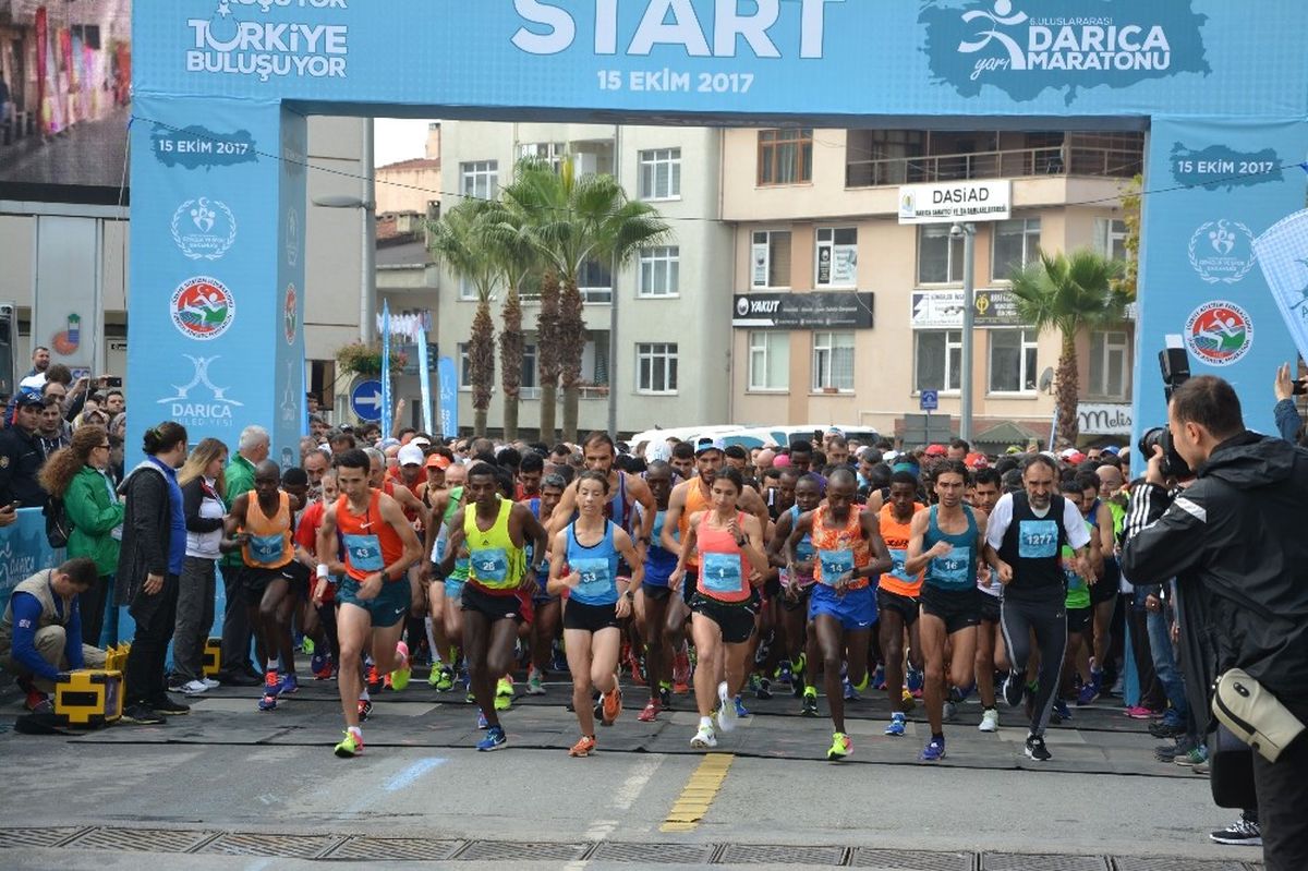 6. Uluslararası Darıca Yarı Maratonu\'nda Zafer Etiyopyalı Atletin Oldu