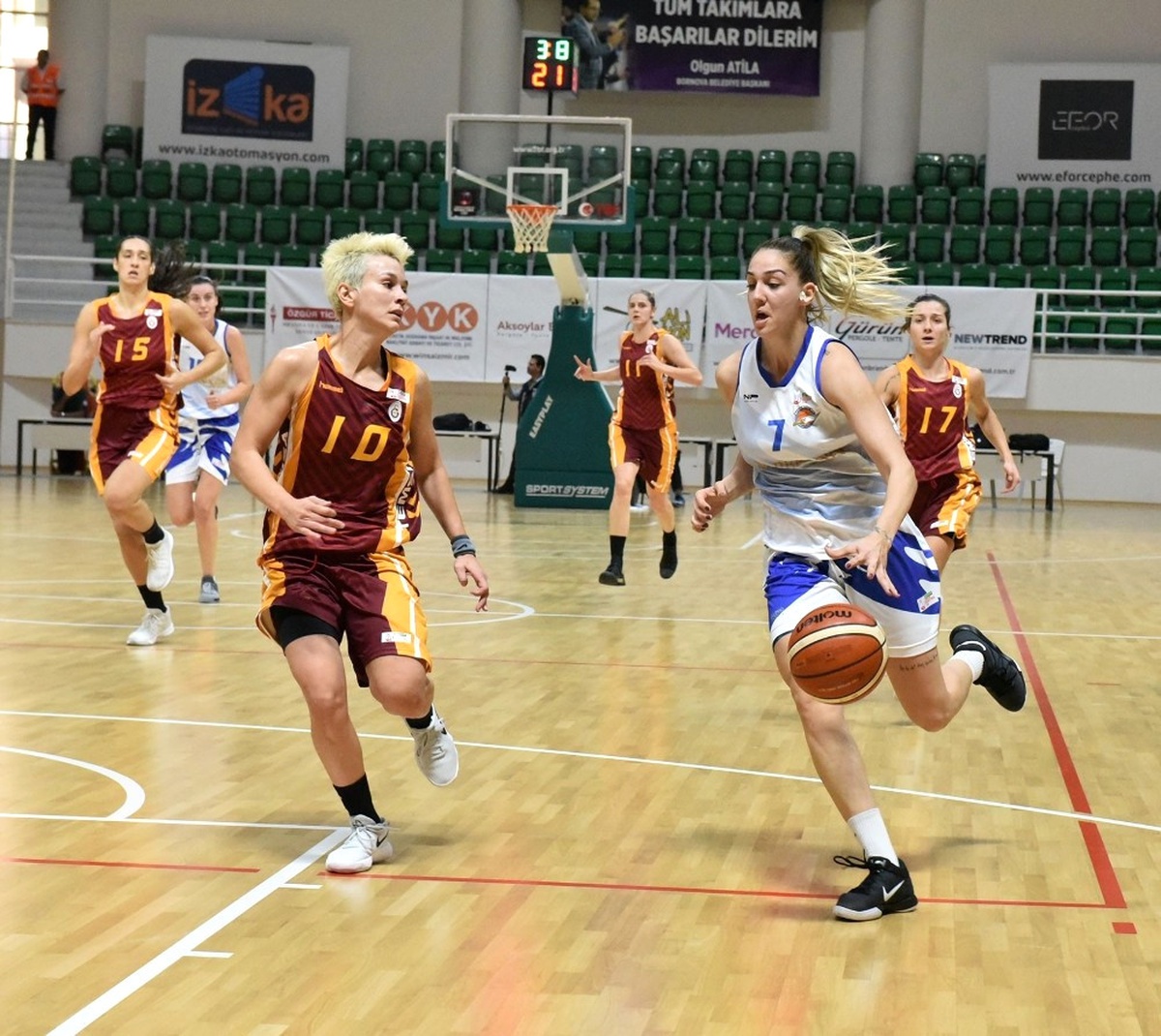Bornova Beckerspor, Galatasaray\'a Mağlup Oldu