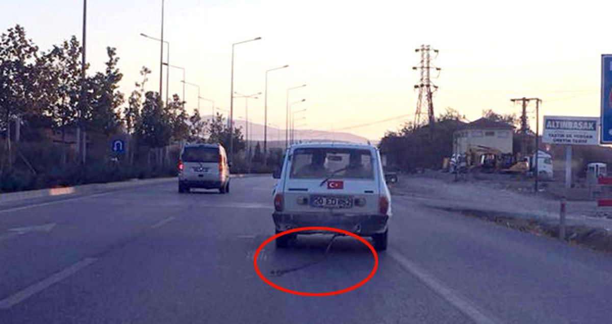 Bu Fotoğraf Olay Oldu! Yakıt Aldıktan Sonra Gaza Basınca LPG Tabancasını Kopardı!