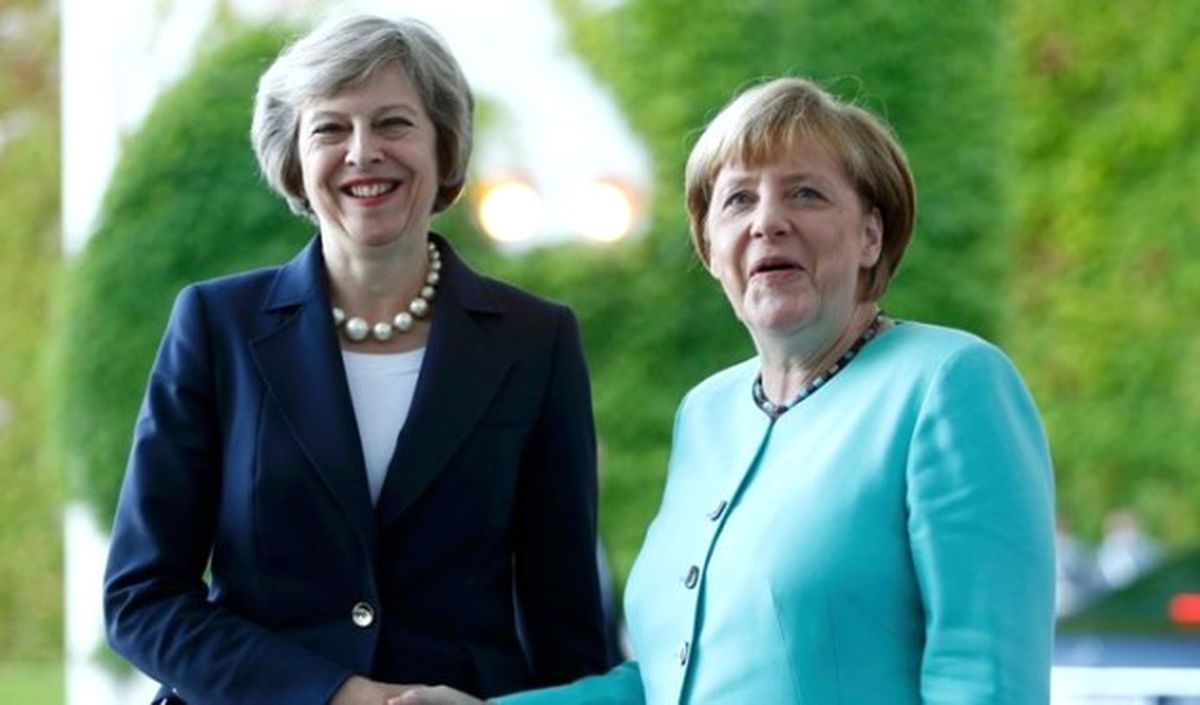 May ve Merkel İran\'ı Görüştü