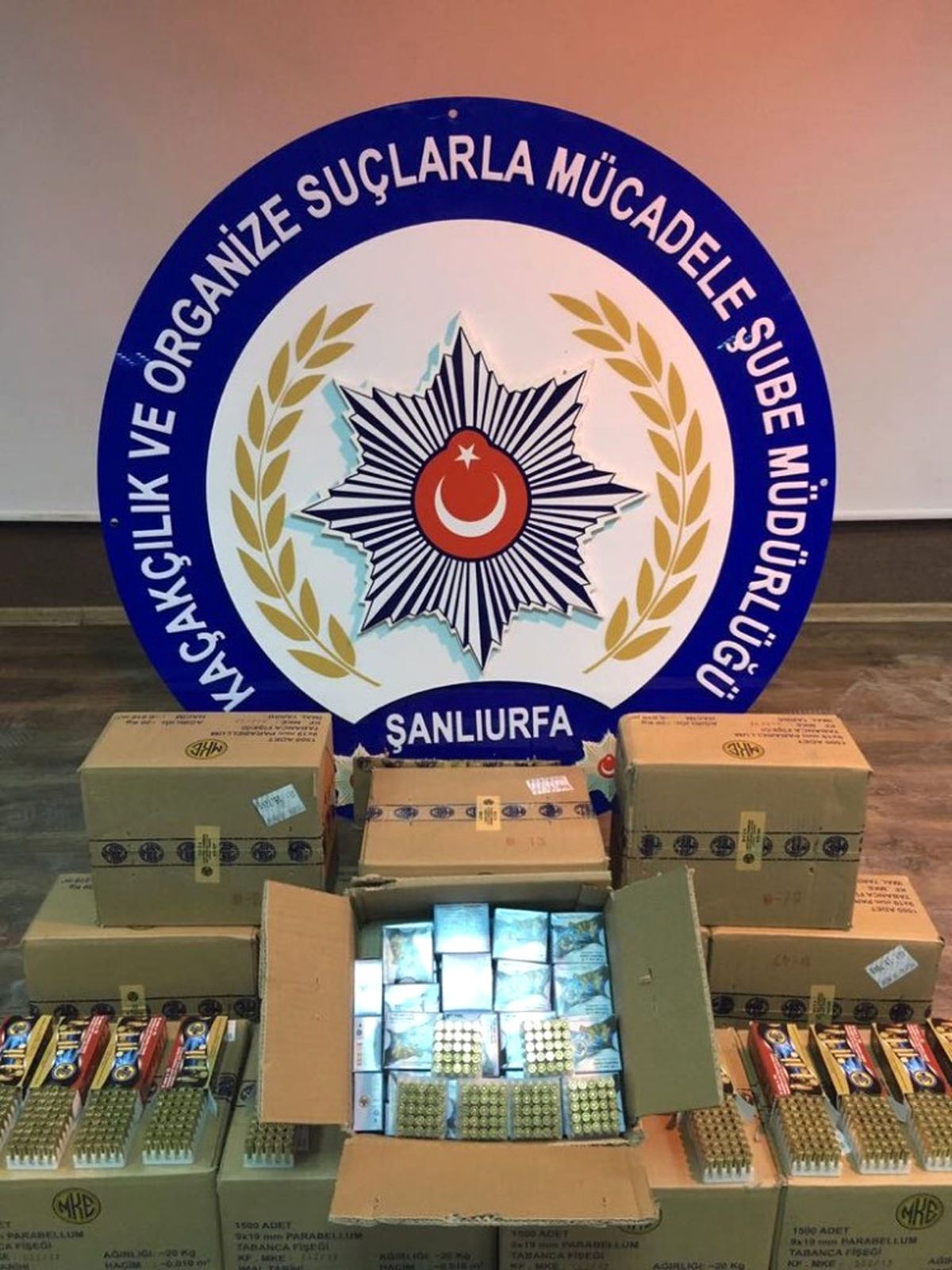 Suruç\'ta 20 Bin Mermi Ele Geçirildi
