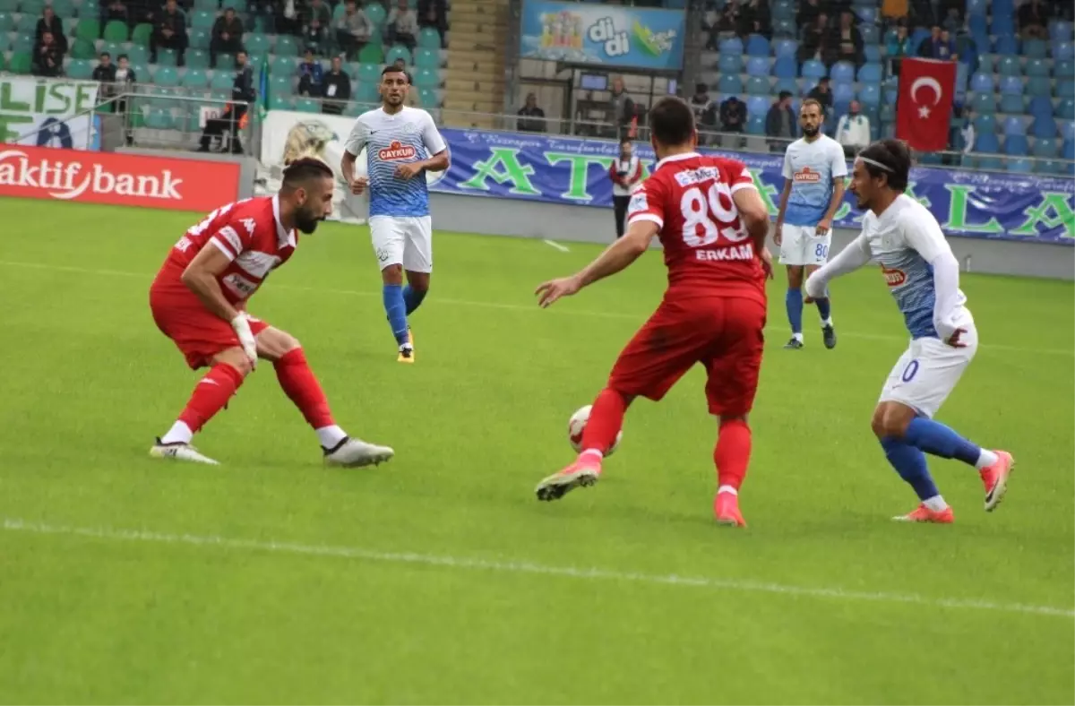 Tff 1. Lig: Çaykur Rizespor: 1 - Samsunspor: 1