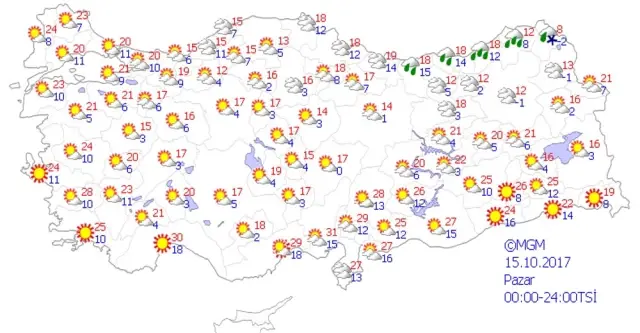 Yurtta Hava Durumu - Son Dakika