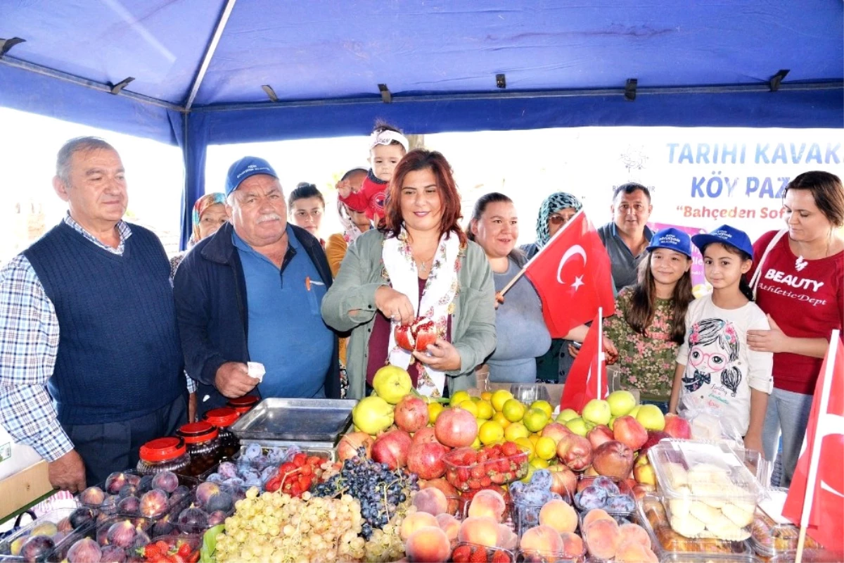 Başkan Çerçioğlu Tarihi Kavaklı Köy Pazarını Açtı