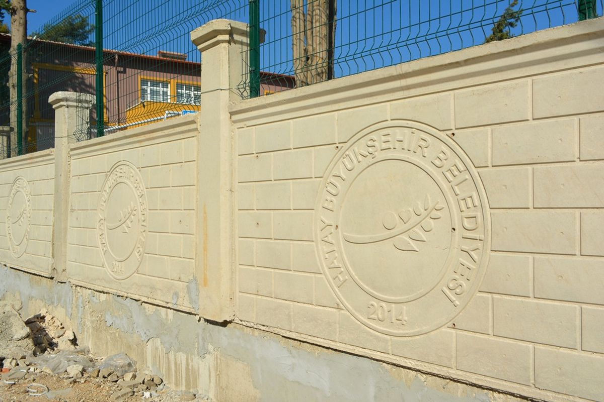 HBB\'den Anayazı İlkokuluna Yeni Bahçe Duvarı