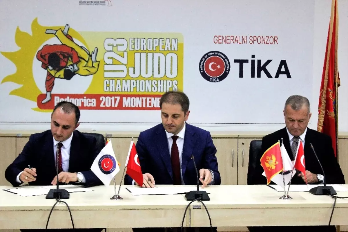 Karadağ\'da Avrupa Judo Şampiyonası\'na Tika Desteği