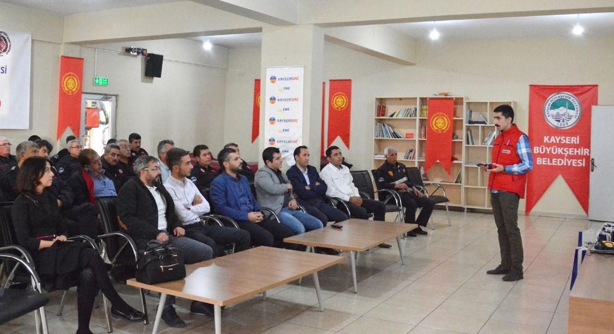 Kayserigaz\'dan İtfaiyeye Eğitim