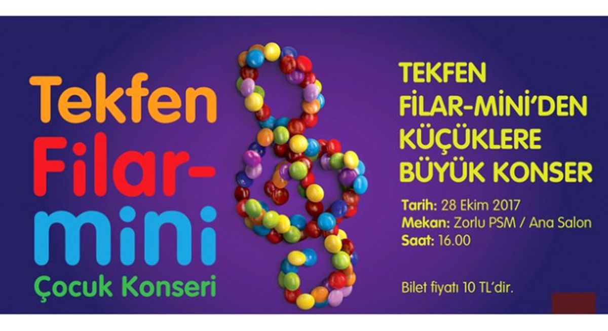 Tekfen Filar-Mini\'den Küçüklere Konser