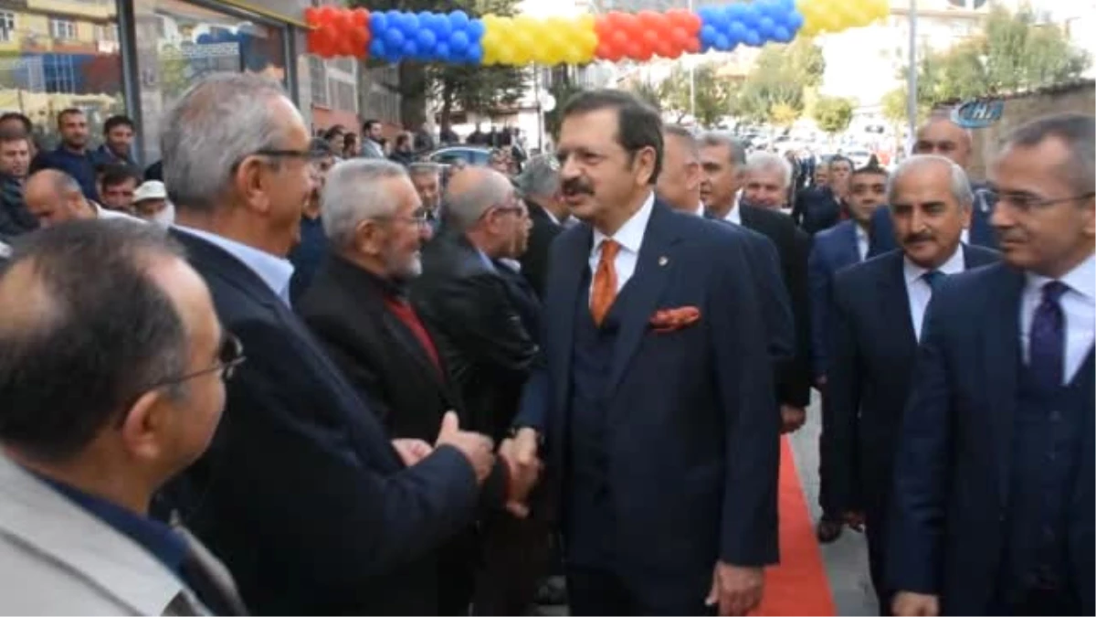 TOBB Başkanı Hisarcıklıoğlu, Tosya Tso\'nun Temelini Attı