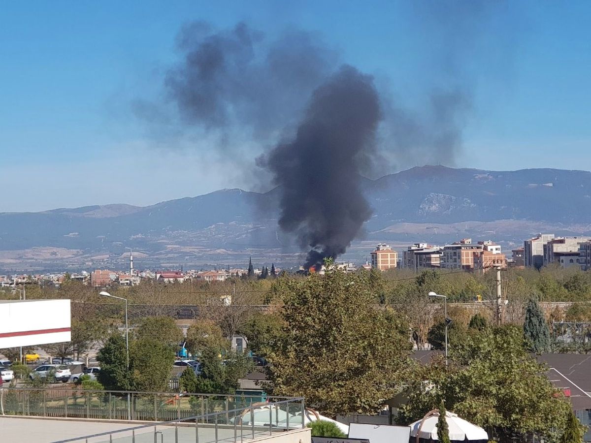 Turgutlu\'da Merkez Trafoda Yangın Çıktı