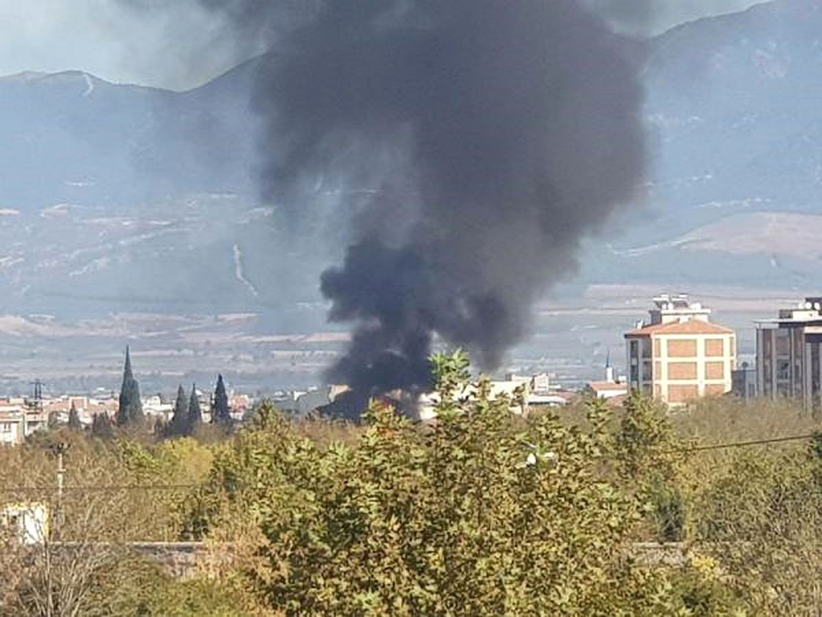 Turgutlu\'da Trafo Yangını
