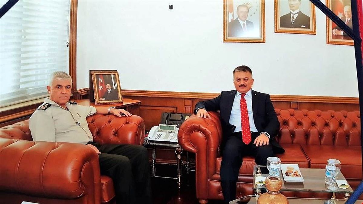 Vali Yazıcı\'dan Orgeneral Çetin\'e Ziyaret