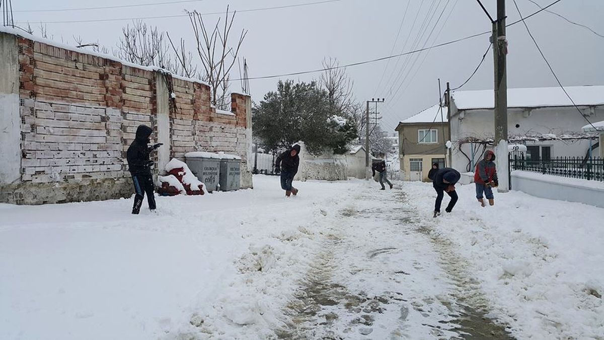 Ardahan\'da Kar Yolları Kapattı