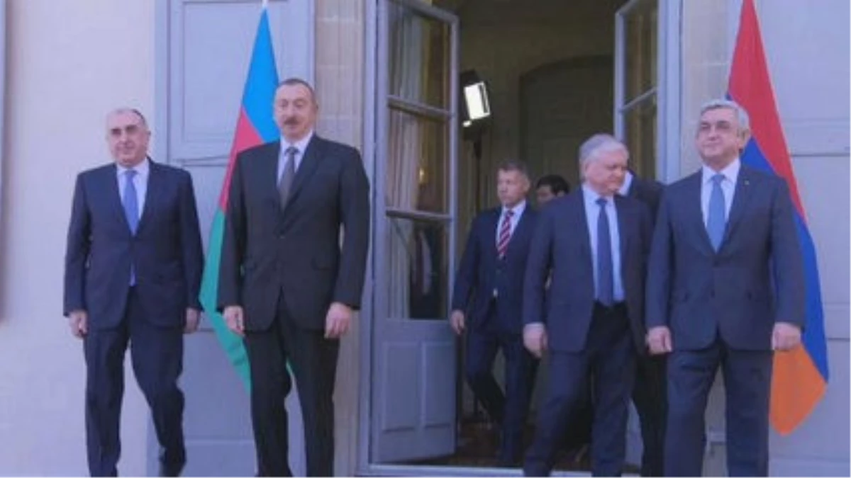 Azeri ve Ermeni Liderler Dağlık Karabağ\'ı Görüştü