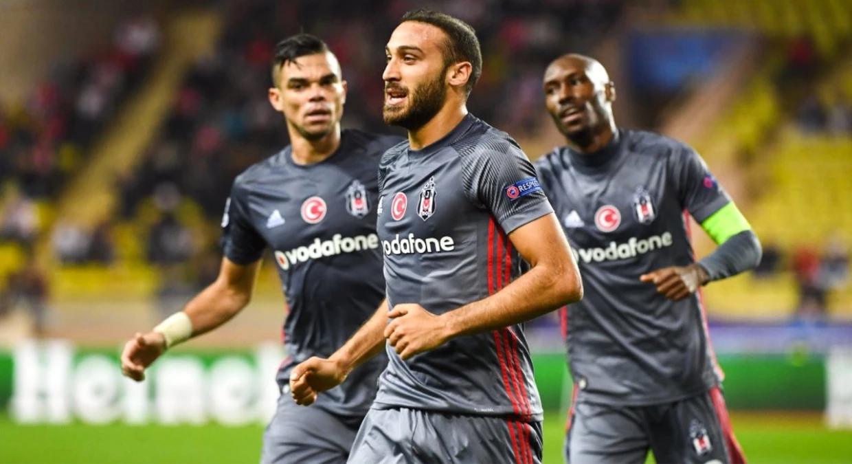 Beşiktaş, Monaco\'yu 2-1 Yenerek Şampiyonlar Liginde 3\'te 3 Yaptı