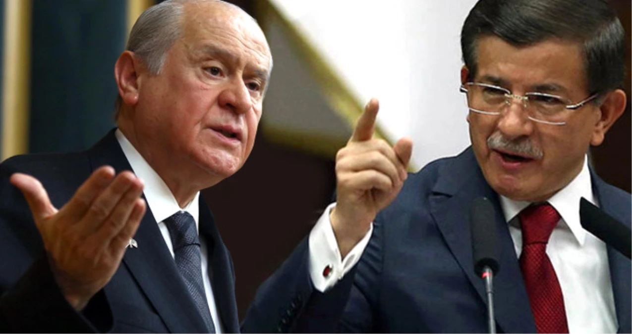 Davutoğlu\'ndan Bahçeli\'ye 10 Maddelik Yanıt! İsim Vermeden "Hadsiz" Dedi