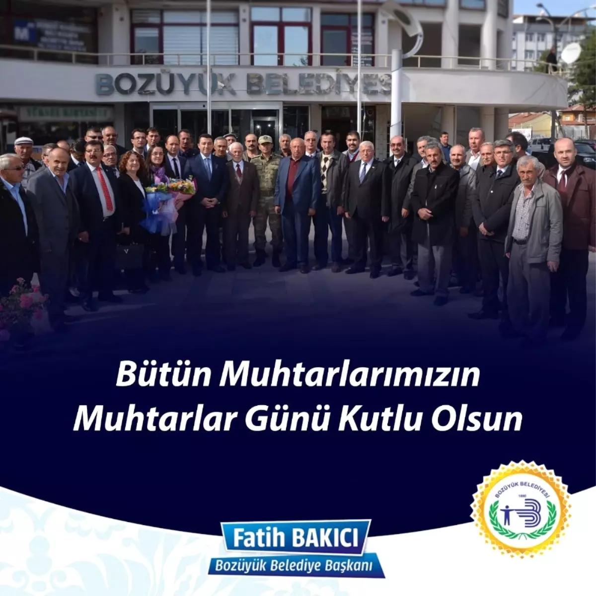 Bozüyük Belediye Başkanı Fatih Bakıcı Muhtarlar Günü\'nü Kutladı