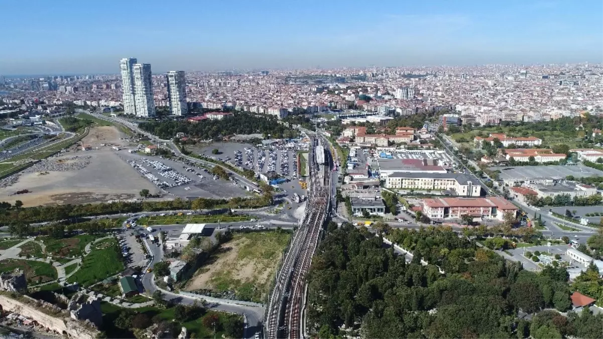 Halkalı Sirkeci Tren Hattı İnşaatında Son Durum Havadan Görüntülendi