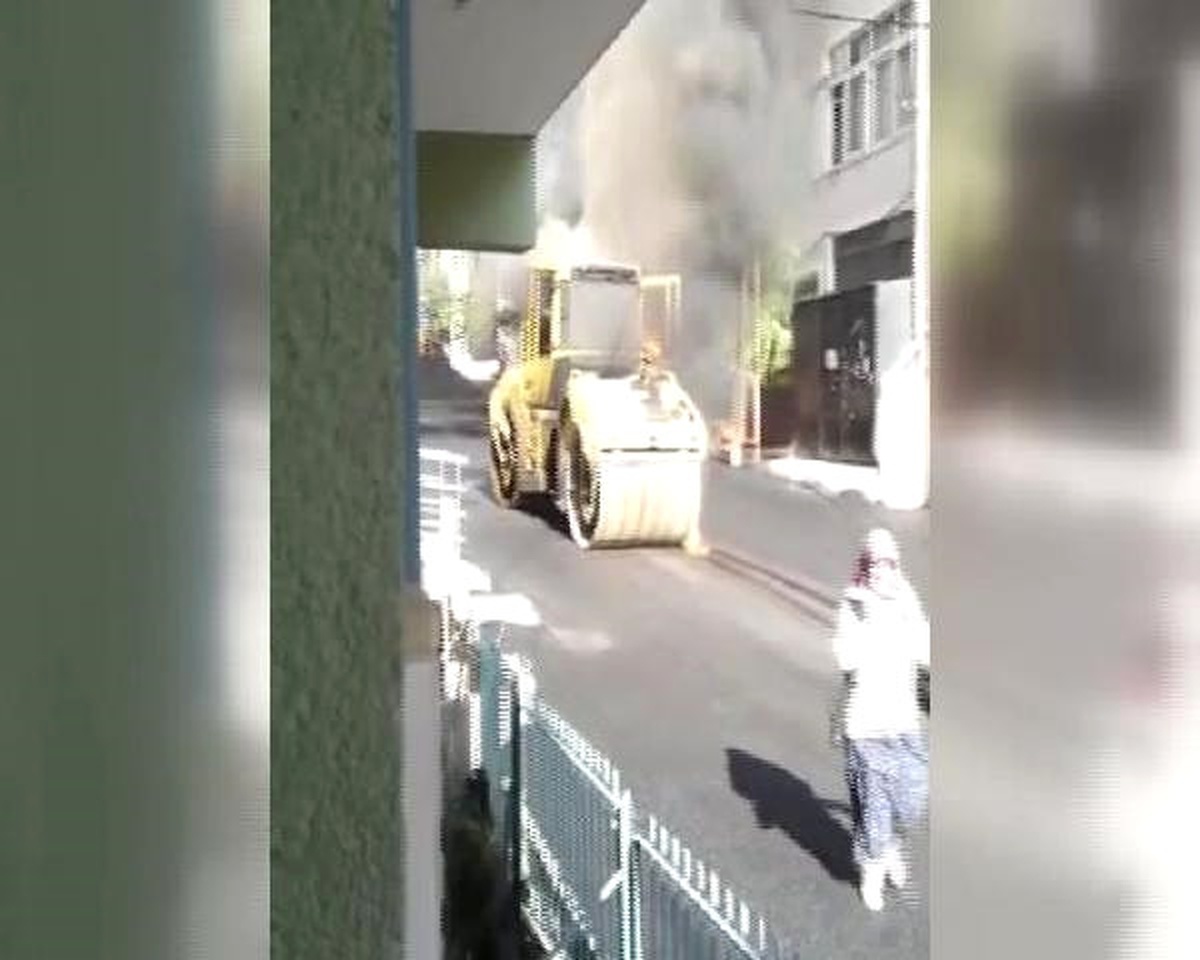 Silindir, Yol Yenileme Çalışması Sırasında Alev Topuna Döndü
