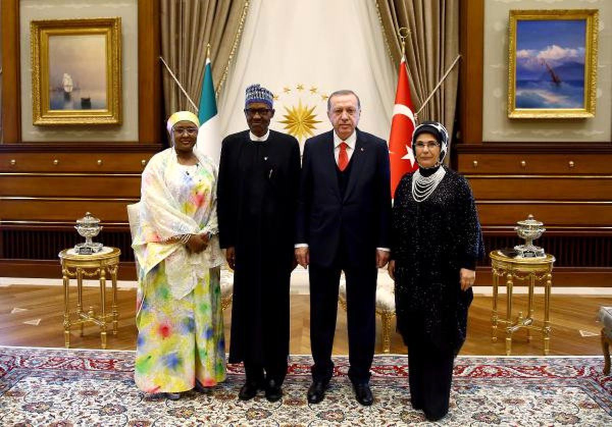 Erdoğan ve Buhari Resmi Öğle Yemeğinde Bir Araya Geldi