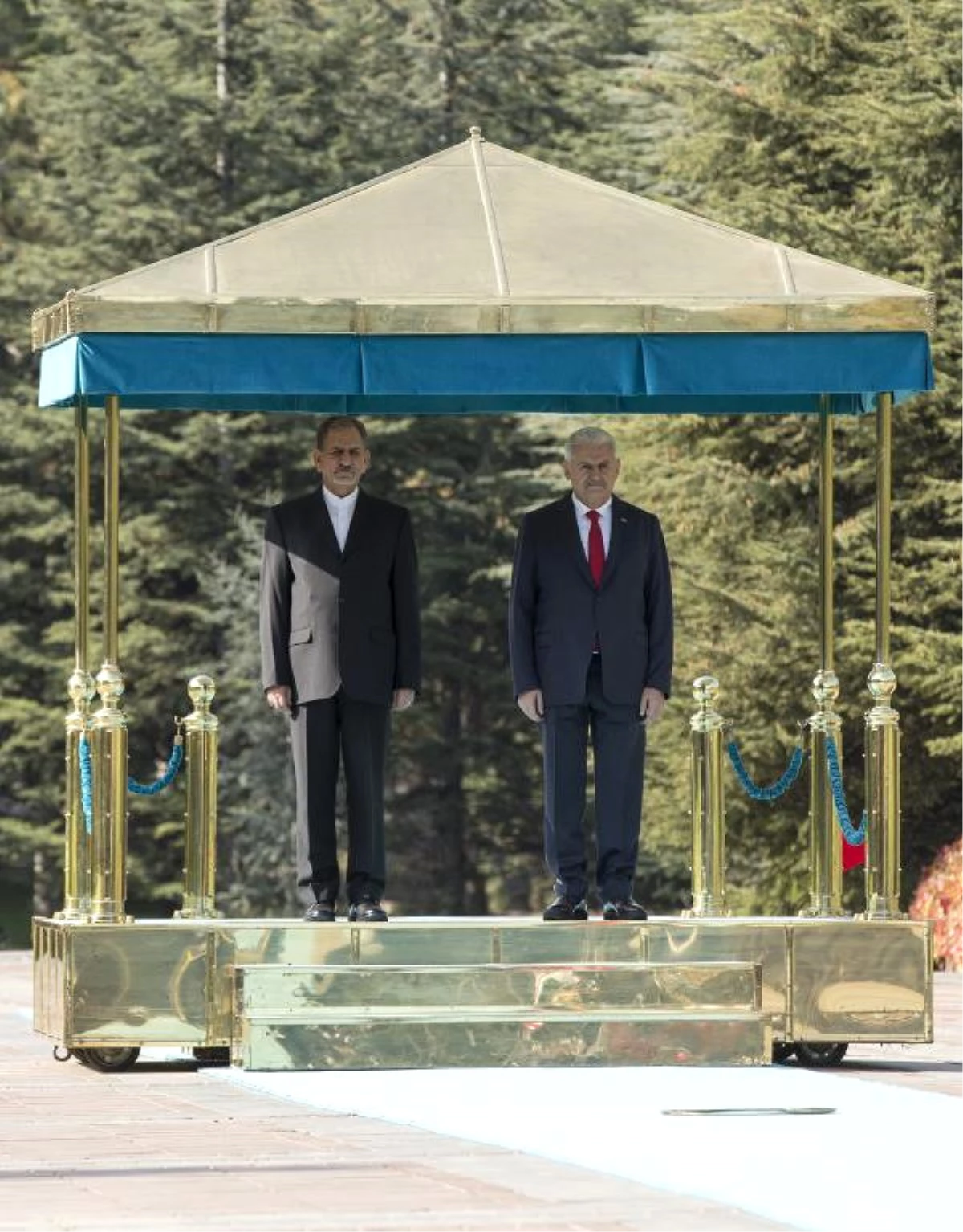 İran Cumhurbaşkanı Birinci Yardımcısı İshak Cihangiri Çankaya Köşkü\'nde