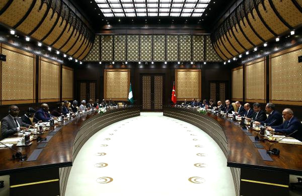 Nijerya Cumhurbaşkanı Muhammed Buhari Beştepe\'de (2)