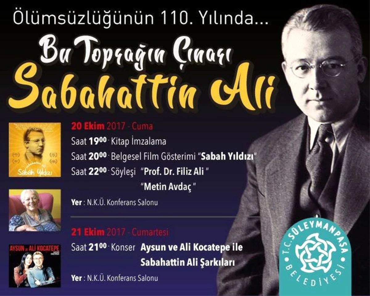 Sabahattin Ali Etkinliklerle Anılacak