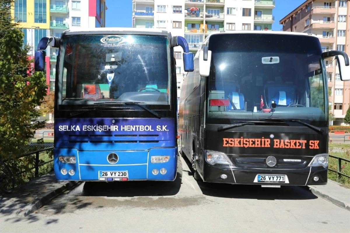 Takım Otobüsleri Odunpazarı Belediyesi\'nden