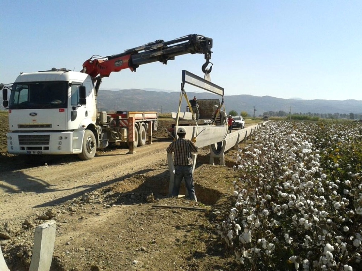 Dalama Sulaması Yenileme İnşaatında Çalışmalar Devam Ediyor