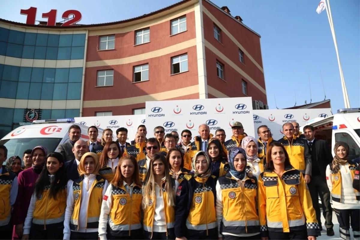 Erzurum 112\'e 2 Ambulans Takviyesi