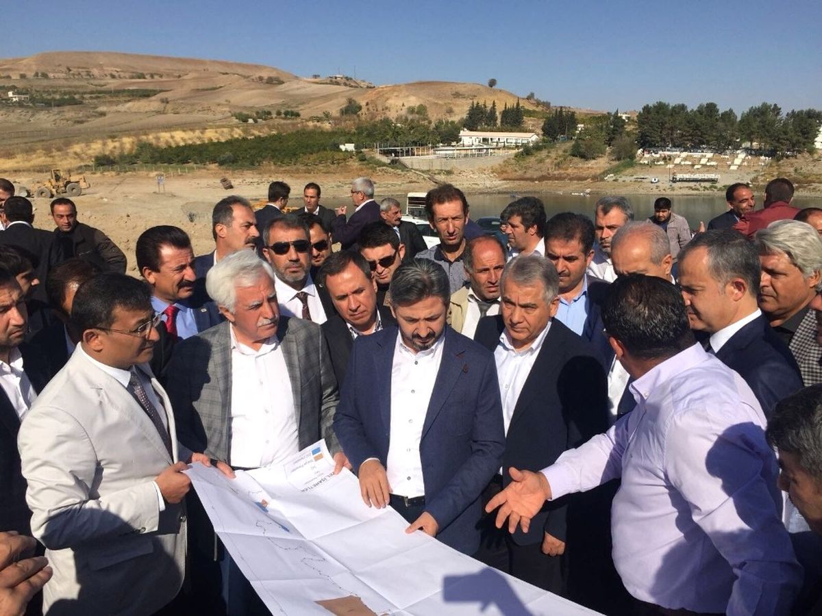 Milletvekilleri Kahta\'da Sahil Yolu Projesini İnceledi