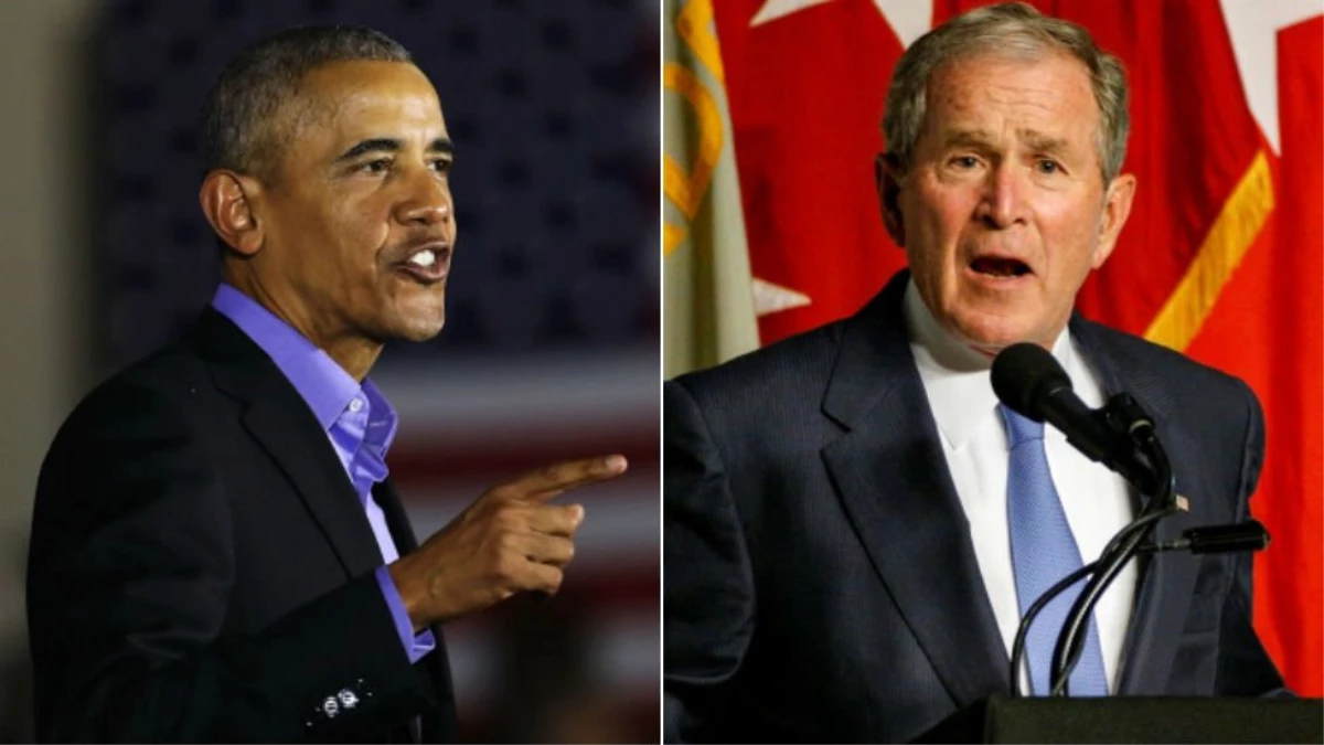 Obama ve Bush\'tan İsim Vermeden Trump\'a Eleştiriler