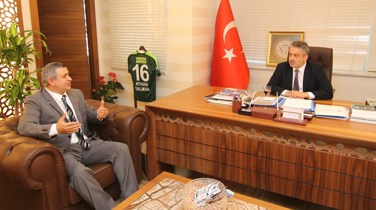 BUTTİM Yönetiminden Ayhan Salman\'a Ziyaret