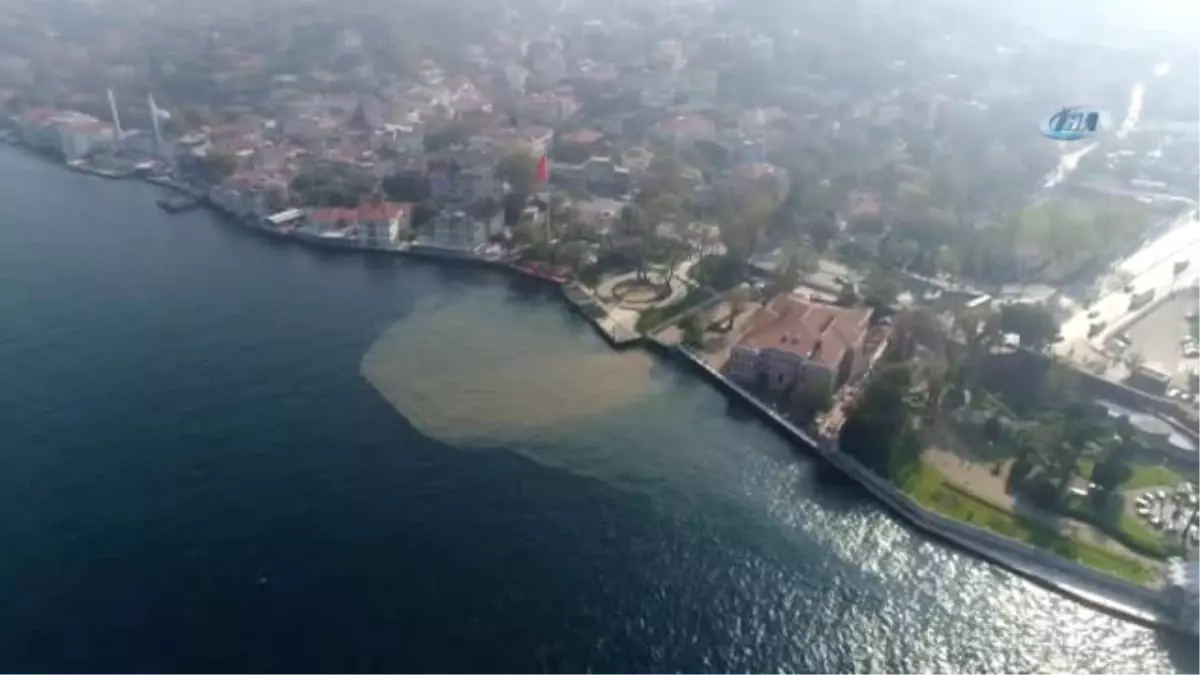 Çamura Bulanan İstanbul Boğazı Havadan Görüntülendi