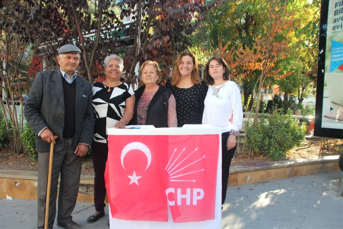 CHP\'li Kadınlar İmza Kampanyası Başlattı