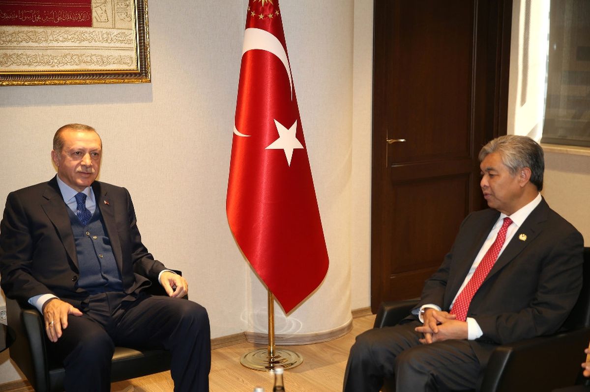 Erdoğan, Malezya Başbakan Yardımcısı\'nı Kabul Etti