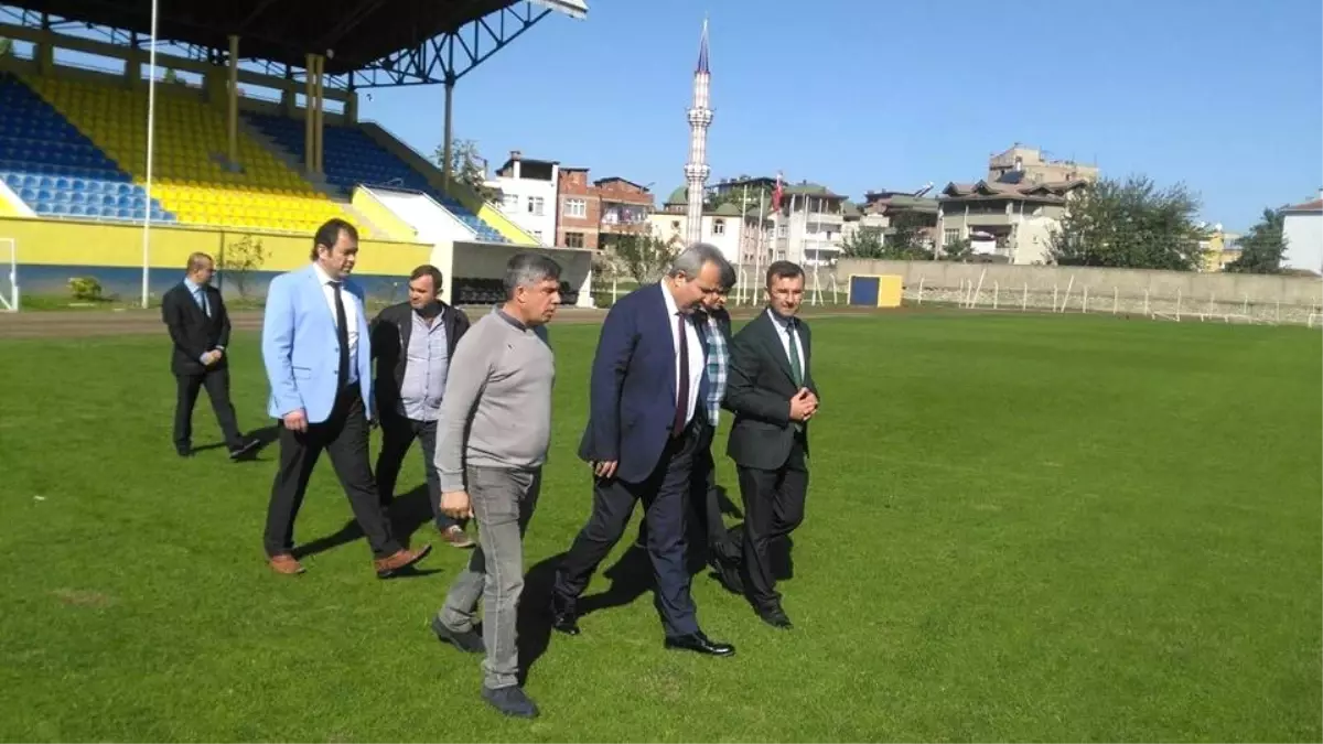 Fatsa Şehir Stadında Yenile Çalışmaları