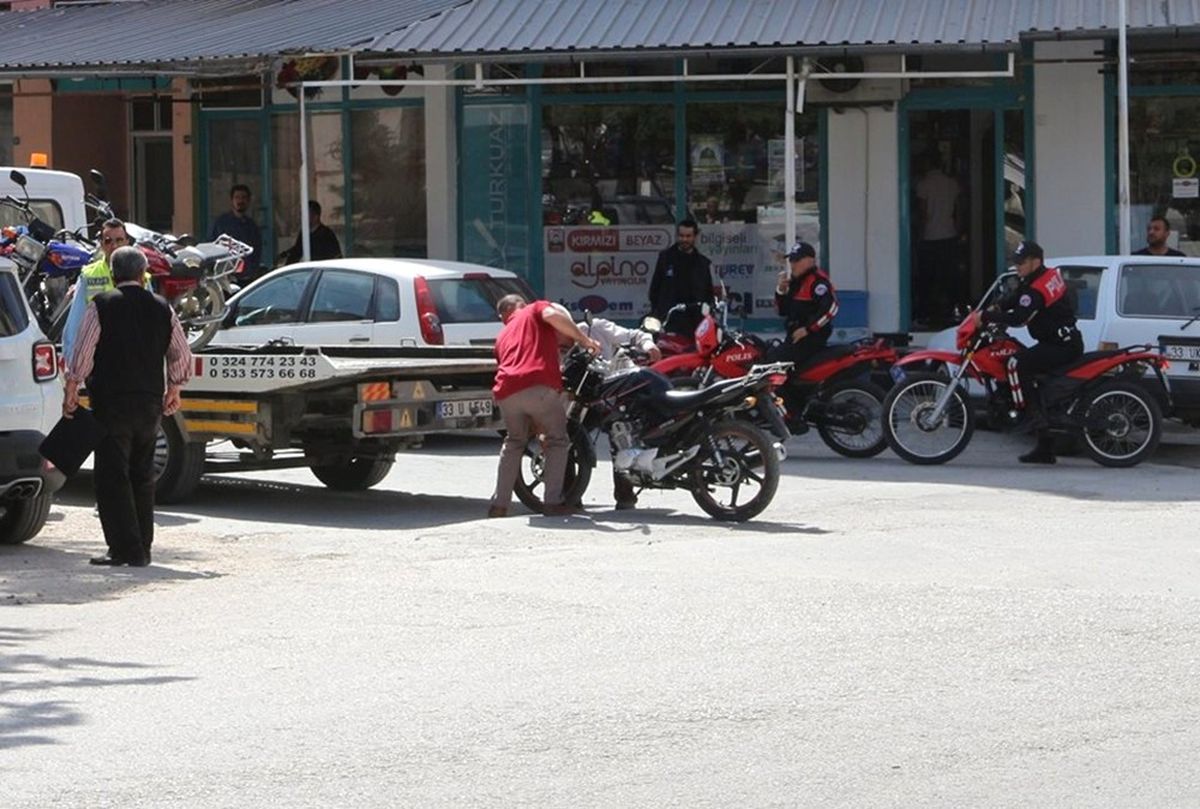 Mut\'ta Trafik Denetimleri Arttırıldı