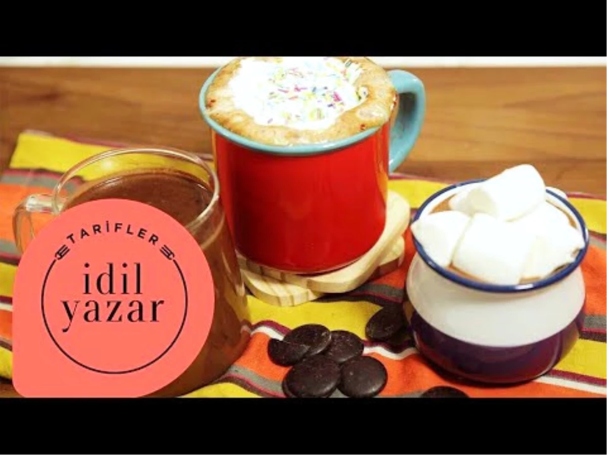3 Farklı Sıcak Çikolata Tarifi! (Meksika, Vegan, Nutellalı) - İdil Yazar - Yemek Tarifleri